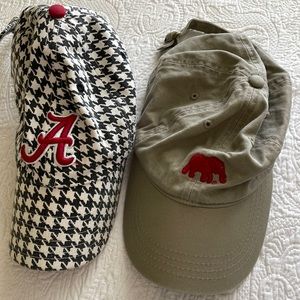 2 Alabama baseball caps  great condition.